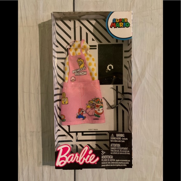 NIB Barbie Super Mario Bros 3pc Fashion Pack Set - Picture 6 of 8